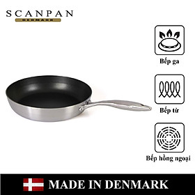 (Ảnh thật - Chính hãng) Chảo chống dính đáy từ cao cấp Scanpan CTX 28cm 65102814, đúc liền 7 lớp, bảo hành chống dính 3 năm, sản xuất tại Đan Mạch