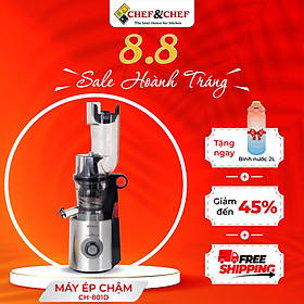Mua  GIAO SIÊU TỐC 2H Máy ép chậm 2 trong 1 CH - 801D ép hoa quả nguyên trái  vắt cam  làm kem - Hàng Chính Hãng