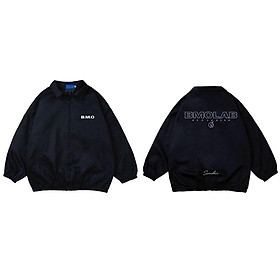 Áo Khoác Jacket Form Rộng BMO Vải Kaki Lót Dù Phong Cách Ulzzang Unisex