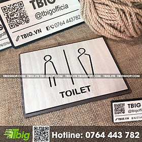 Mua Bảng dán Toilet (Women - Men) 2 lớp cắt laser sắc nét