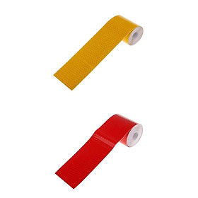 Car Reflective Safety Warning Conspicuity Tape Sticker Roll 9.8ft*2''