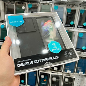 Ốp lưng dành cho Galaxy Z Fold 5 Nillkin CamShield Silky-Hàng chính hãng