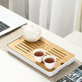 Mua Khay Trà Tre Khay Trà Đạo Bàn Trà Gỗ Tre Có Khay Đựng Nước Tiện Lợi