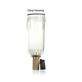 Mua Bộ lọc nước thô đầu nguồn xử lý nước sinh hoạt ren đồng 27(3/4’’)   34 (1’’) | lõi sợi Inox | công suất 3.5m3/h (Hàng chính hãng)