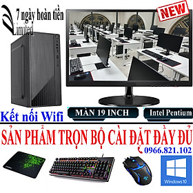 Bộ máy tính để bàn VLimited Văn Phòng, Học tập Intel H81/G3220/4G/SSD sản phẩm trọn bộ - Hàng chính hãng -