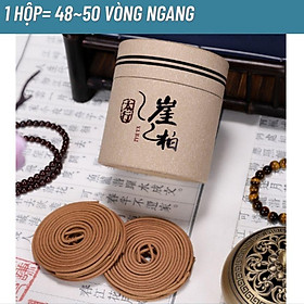 Mua Hộp 48 khoanh Nhang trầm vòng hương thảo mộc thơm đặc biệt - Tặng Cắm nhang
