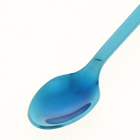 2-4pack Stainless Steel Coffee Spoon Ice Cream Tea Cake Soup Table Spoon Blue