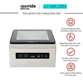 Sous Vide Tools IV3.0 Máy Hút Chân Không Sơ Chế và Bảo Quản Thực Phẩm Có Thanh Ép Nhiệt 25cm - Hàng Nhập Khẩu