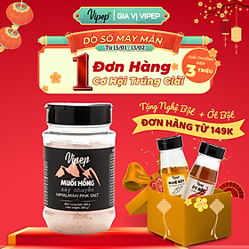 Muối Hồng Himalaya Xay Nhuyễn Vipep Hũ Nhựa 200g