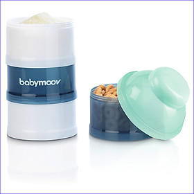 Hộp chia sữa 4 tầng BABYMOOV XANH LƠ BM14740 (PHÁP)