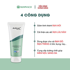 Kem Rạn Da Actiscar Stretch Làm Mờ Rạn Da Cho Bà Bầu, Sau Sinh Làm Đều Màu Da Thành Phần Thiên Nhiên Lành Tính 100ml