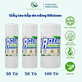 Mua Khăn giấy lau bếp đa năng Krcean Trắng - Khổ 20x25 - Siêu dai/ Tiện lợi