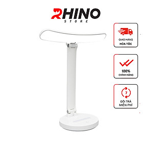 Mua Đèn học LED 3 ánh sáng bảo vệ mắt chống cận cảm ứng Rhino L206  tích điện đa năng làm việc  để bàn học - Hàng chính hãng