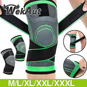 Thể Thao Kneepad Nam Đàn Hồi Điều Áp Miếng Đệm Đầu Gối Hỗ Trợ Tập Thể Dục Gear Bóng Rổ Bóng Chuyền Nẹp Quần Vợt Đi Xe Đạp Tấm Bảo Vệ 5 Kích Thước Color: Green as shown Size: XXXL