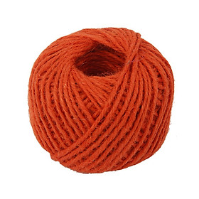 50M Eco-friendly Colourful Hemp Rope Handcraft DIY Material