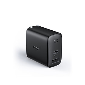 Cốc Sạc Aukey 2 Cổng PA-F3, Sạc Nhanh Cổng Type C Power Delivery 18W, Cổng USB-A 12W - Hàng Chính Hãng