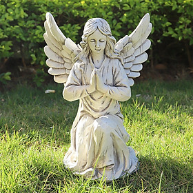 Angel Garden Statue Decorative with wings Memorial for Patio Yard Porch