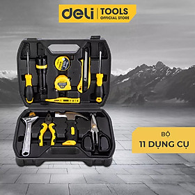 Bộ Dụng Cụ Sửa Chữa Đa Năng 116 Chi Tiết Deli Cao Cấp Chính Hãng - Sử Dụng Nhiều Mục Đích, An Toàn, TIện Lợi