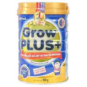 3 Hộp Sữa Bột Nutifood Grow Plus+ Xanh (900g)