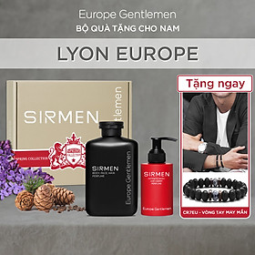 [Combo Lyon Europe] Sữa tắm 350g và Dung dịch vệ sinh nam 100g nguyên liệu châu Âu SIRMEN Europe Gentlemen chiết xuất tự nhiên công nghệ EU-Nano