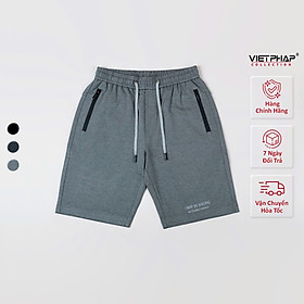 Quần Short Thun Cao Cấp VIỆT PHÁP/ Form Suông - Chất liệu cotton thoáng mát co dãn tốt 8102