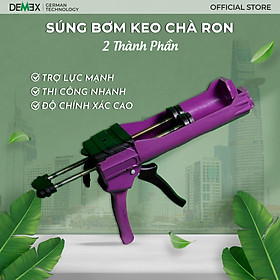 Mua Súng Bơm Keo Chà Ron 2 Thành Phần DEMEX Màu Tím