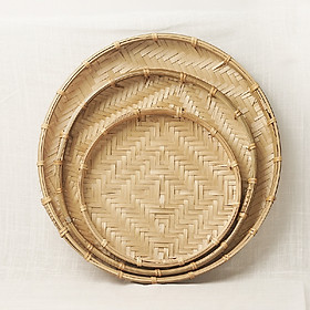 Mẹt tre làm thủ công tại các làng nghề truyền thống, 20-60cm (ẩm thực cổ truyền)