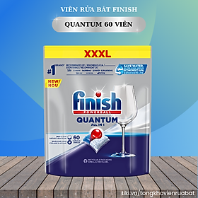 Viên rửa bát chén Finish Quantum 60 viên