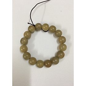 Vòng tay  sừng trâu cao cấp (TH26 sáng màu 16 hạt 10ly dài 19cm)