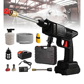 Mua   TẶNG 1 PIN   Máy rửa xe   tưới cây công xuất lớn   đánh bay mọi vết bẩn