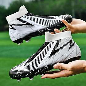 YANZISHOP 2023 Giày bóng đá một chân dành cho nam giới và trẻ em sinh viên AG Móng tay dài Giày tập thể dục thoáng khí