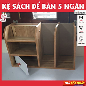 Mua Kệ Sách Gỗ MDF Để Bàn 5 Ngăn 1 Ngăn Kéo  Tủ Hồ Sơ Tài Liệu Để Phòng Làm Việc Cao Cấp