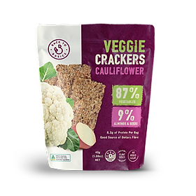 Snack Bông cải trắng và khoai lang ép giòn BTB Veggie Crackers Cauliflower