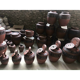 Mua Chum sành ngâm rượu Đông Sơn Âu Lạc 5 Lit - 10 Lit gốm sứ Bát Tràng