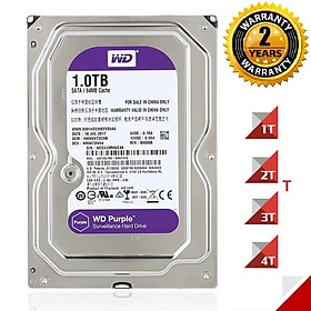Ổ cứng HDD tím/Seagate 500G-1TB- 2TB chuyên dụng cho camera- Hàng chính hãng
