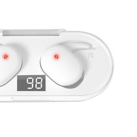 True Wireless Earphones with Charging Case, Bluetooth 5 Touch Control Earbuds, HD Stereo Sound, Noise Cancelling Microphones