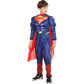 Trang Phục Super Man Bé Trai Dành Cho Lễ Hội Halloween Cosplay Hóa Trang
