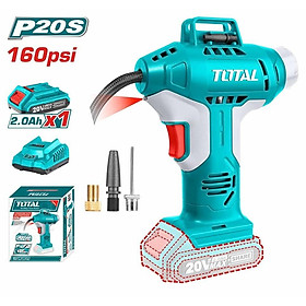 Mua MÁY BƠM HƠI CẦM TAY TỰ ĐỘNG DÙNG PIN LITHIUM 20C  (1 pin 2.0Ah +sạc) TOTAL TACLI20011 - HÀNG CHÍNH HÃNG