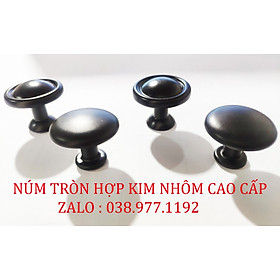Mua Núm tròn tủ ngăn kéo đen chất liệu hợp kim nhôm cao cấp  núm tủ núm Tủ Ngăn Kéo Hợp Kim Cao Cấp  Núm Cửa Tủ Gỗ  Tay Nắm