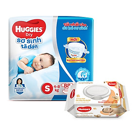 Tã dán sơ sinh Huggies mới (5kg-8kg) - Gói 88 miếng