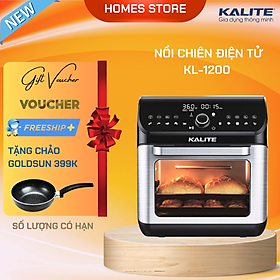 Nồi Chiên Không Dầu KALITE KL-1200 Dung Tích 12 Lít Công Suất 1800 W - Hàng Chính Hãng