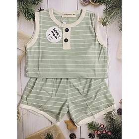 Bộ Ba lỗ THUN LẠNH MINKY MOM In Hình Toàn Thân Dễ Thương cá tính Cho Bé
