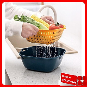 Sét 6 Rổ Chậu Nhựa Pp Tiện Dụng Cho Nhà Bếp Hàng Loại 1 - Loại Tốt