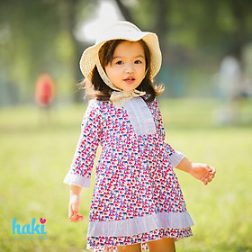 Váy Cinderella cho bé gái Haki HK485 + Đầm cho bé gái các size từ 2-8 khoảng 10 đến 25kg, dáng xòe nhẹ sang chảnh