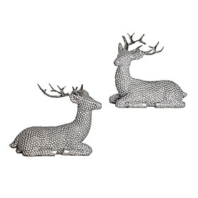 Deer Statue Deer Sculpture Sculpture Art Ornament Deer Figurine Desk Decoration Ornament for Bedroom Terrace Entry Hotel Home Decor Accents