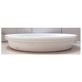 3 Khay Đĩa Nhựa Lót Đế Chậu D300 - Màu Trắng