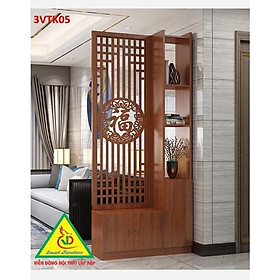 Mua Vách ngăn phòng khách nhà bếp  Tủ kệ vách ngăn phòng 3VTK05 - Nội thất lắp ráp Viễn Đông ADV