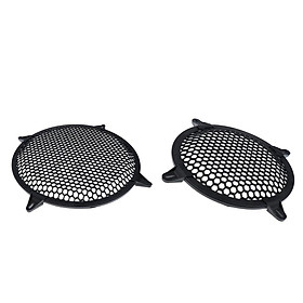 Car Audio Speaker Grill Cover Guard Plastic Protector Mesh Durable 8 Inch+12inch