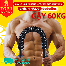 gậy lò xo 60kg hãng dododios tập cơ tay, vai, xô tập gym tại nhà - Hàng chính hãng dododios