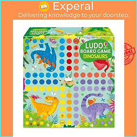 Sách - Ludo Board Game Dinosaurs by Kirsteen Robson,Gareth Lucas (UK edition, paperback)
